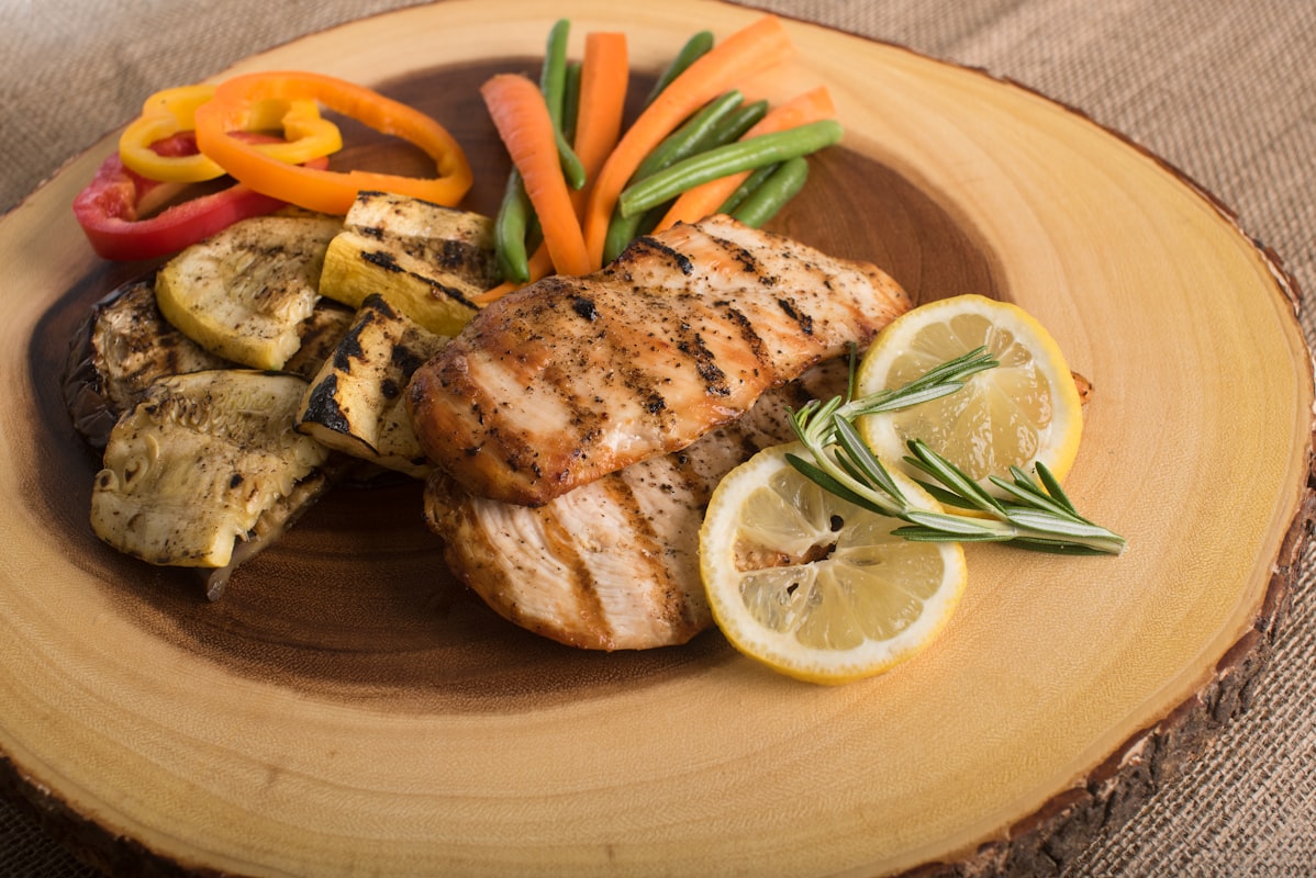 Macronutrient balance concept with food groups